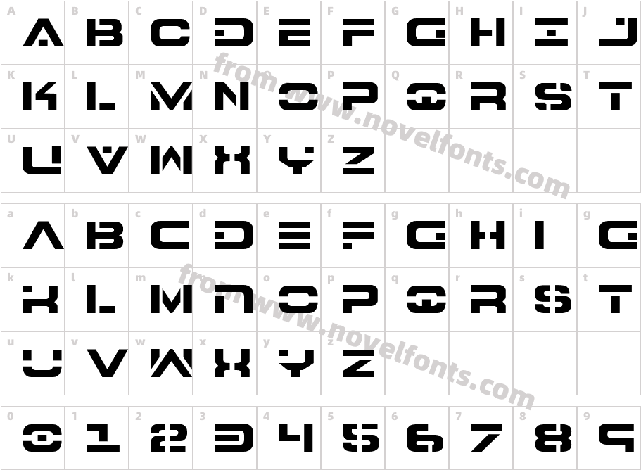 7th ServiceCharacter Map