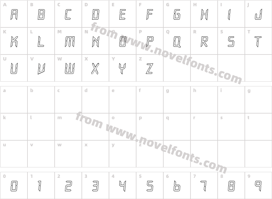 WatchMN OutlineCharacter Map