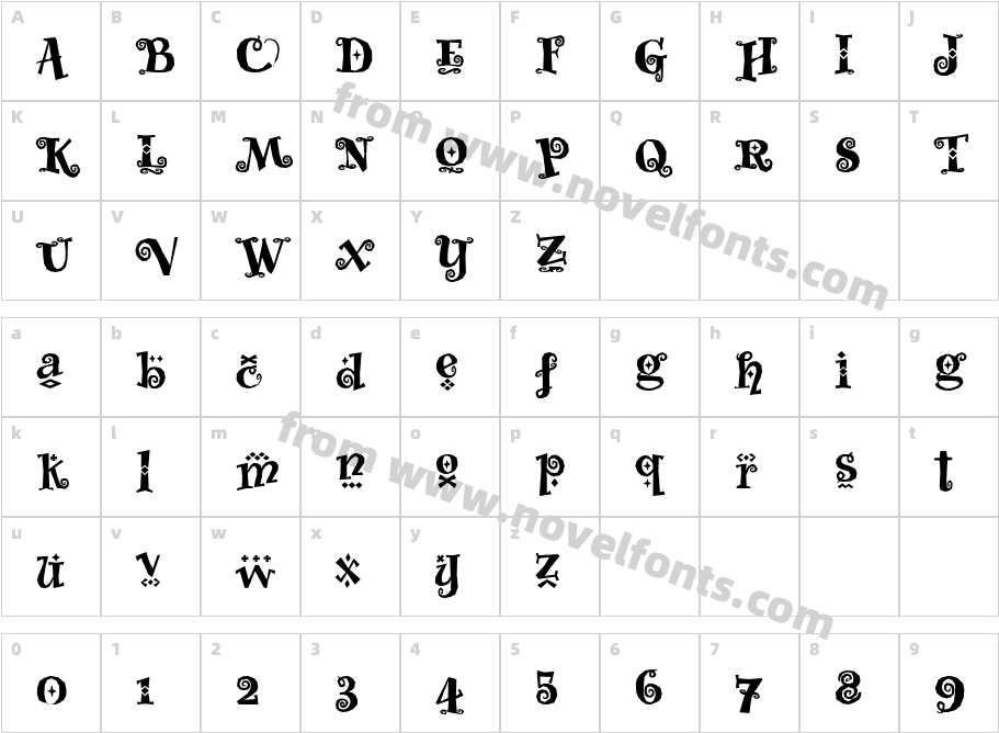 Whimsy Baroque ICG HeavyCharacter Map