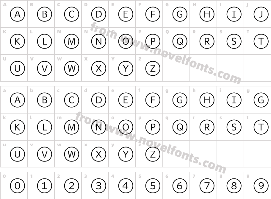 Whitney Index White Round Lt1Character Map