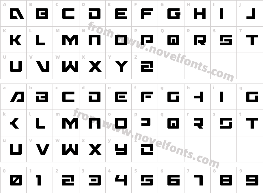 Wildcard CondensedCharacter Map