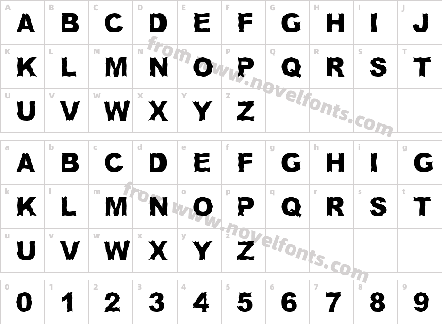 Witness2HBCharacter Map