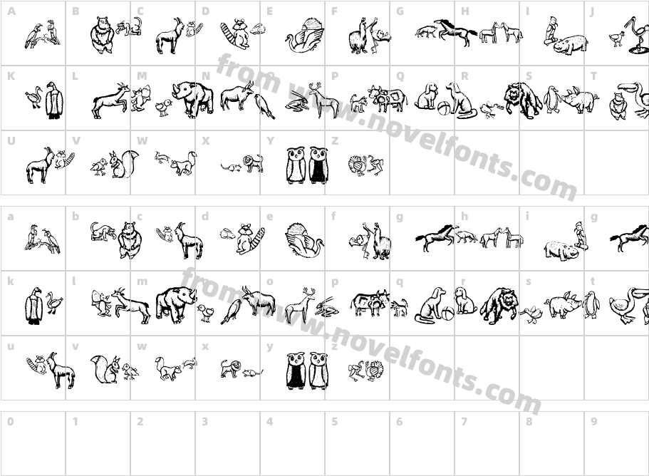 Woodcut MeetingsCharacter Map