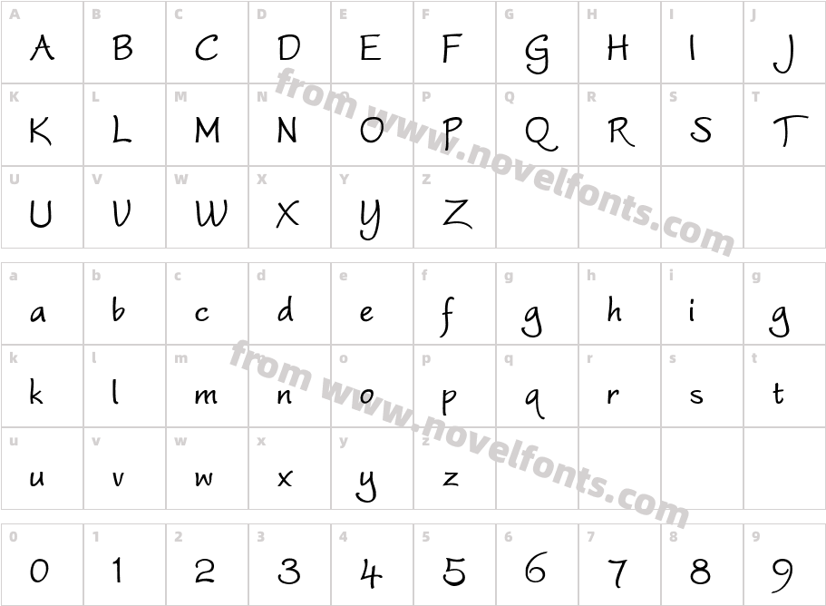 Worstveld Sling BoldCharacter Map