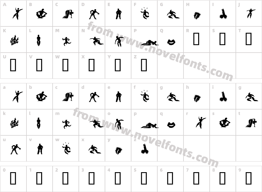 XXXCharacter Map