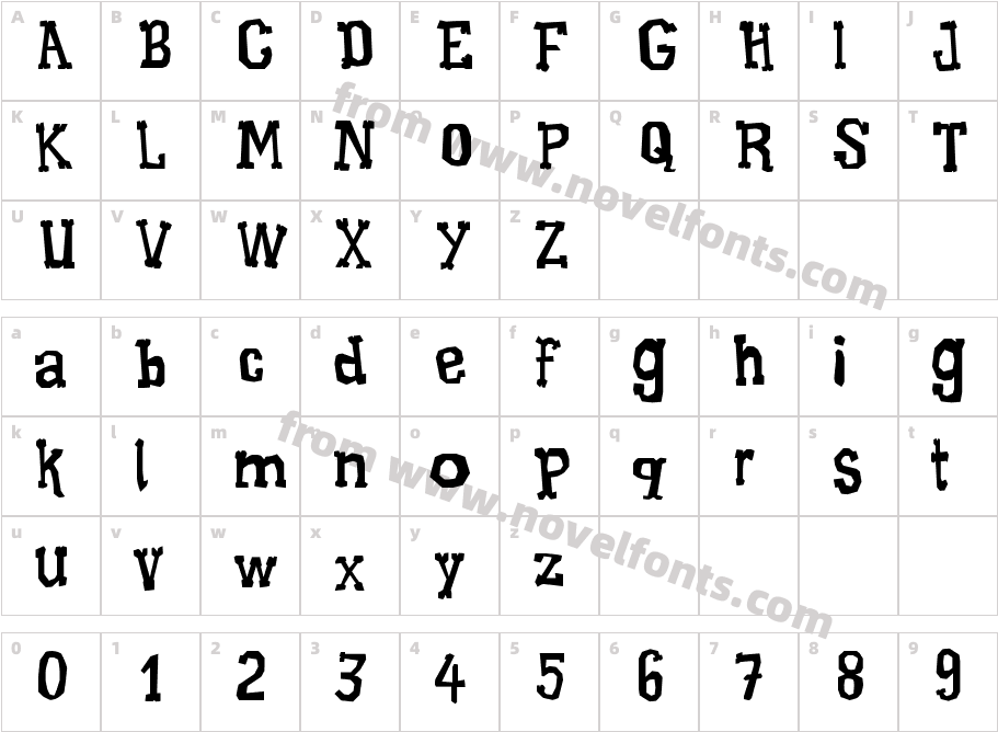 Xilo Galdino 2Character Map