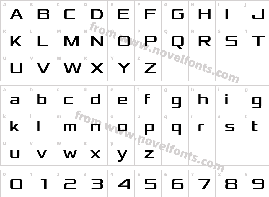 XoloniumCharacter Map