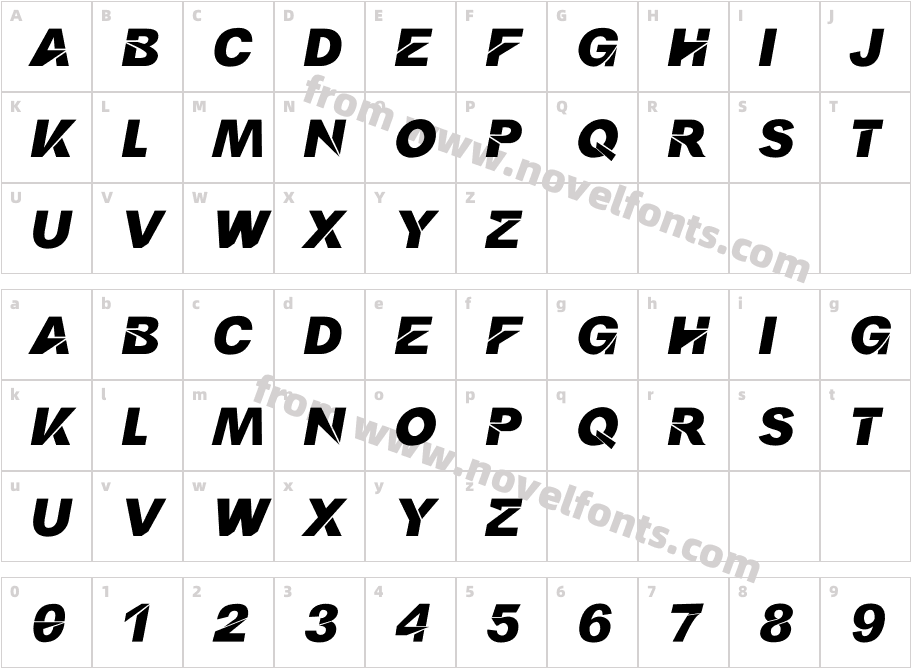 Yamaka Personal UsedCharacter Map