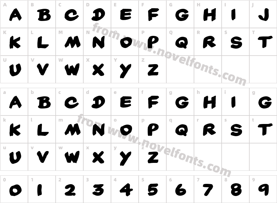 Yard SaleCharacter Map