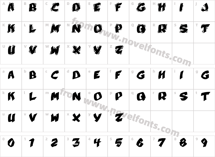 Yella BellyCharacter Map