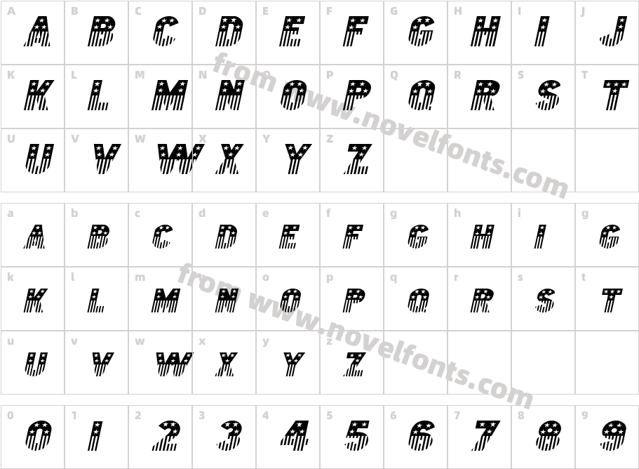 Bunting 2-ExtendedCharacter Map