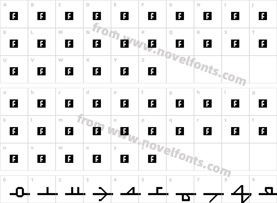 Yulia Method RegularCharacter Map