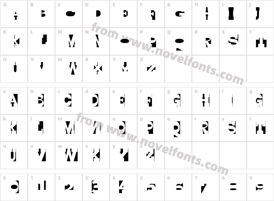 YurnacularCharacter Map