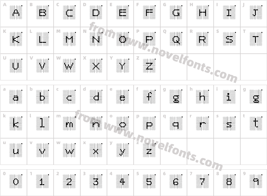 Z001 ROM_ v5Character Map