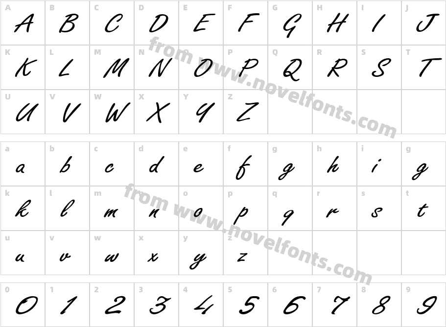 Zaza SPCharacter Map