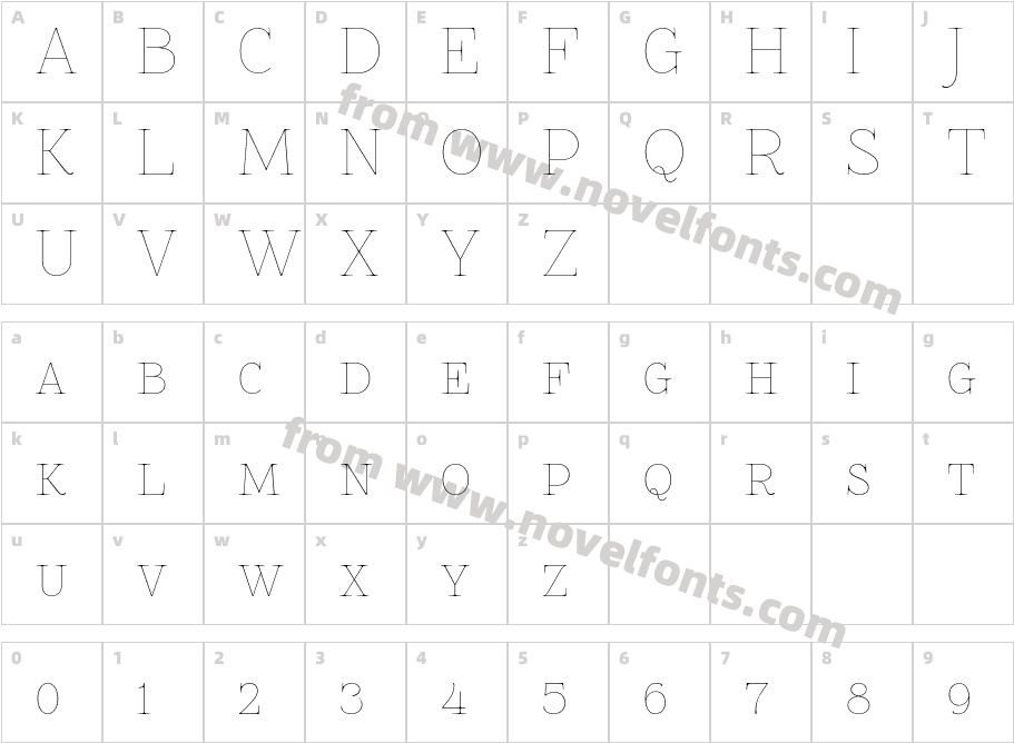 ZnikomitSCCharacter Map