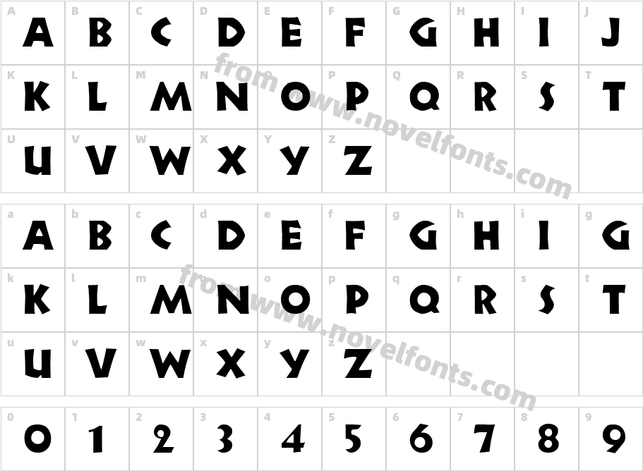 Zorba PlainCharacter Map