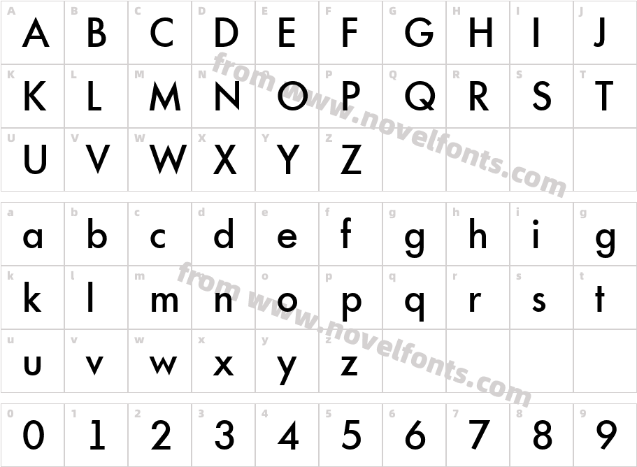 a_ Futurica MediumCharacter Map