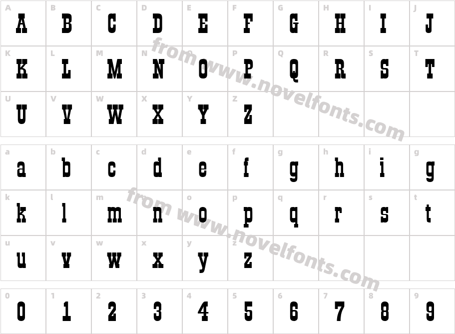 a_ Gildia BoldCharacter Map