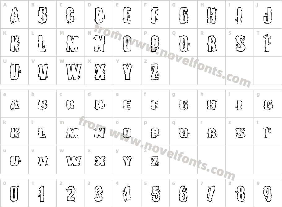 BurlesqueCharacter Map