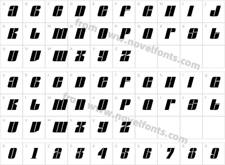 a_ Globus ObliqueCharacter Map