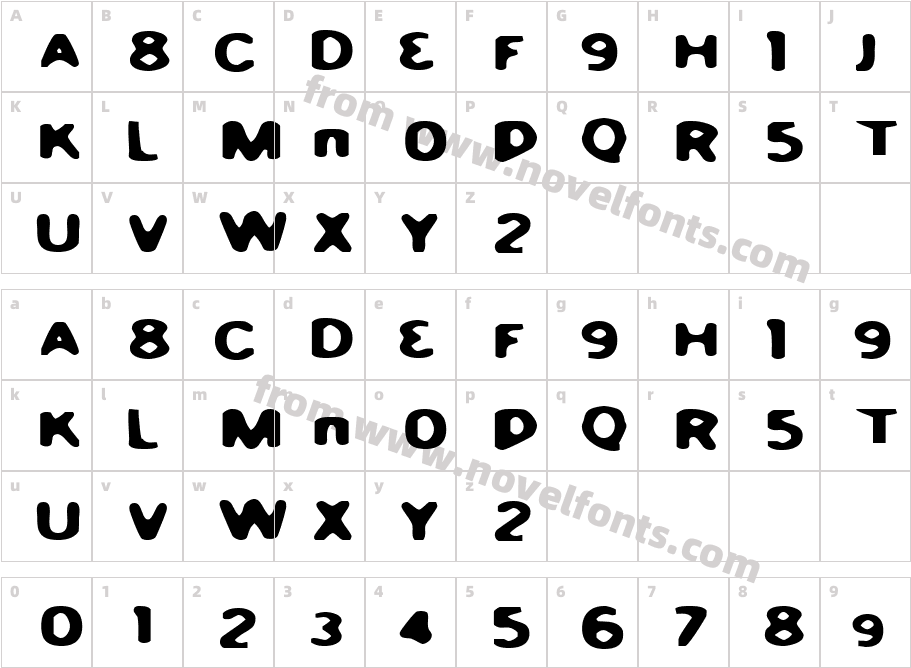 BurnYourPhoneCharacter Map