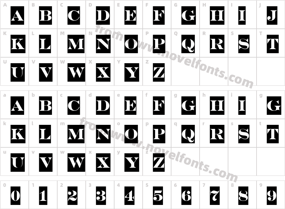 a_ Serifer Titul CmCharacter Map