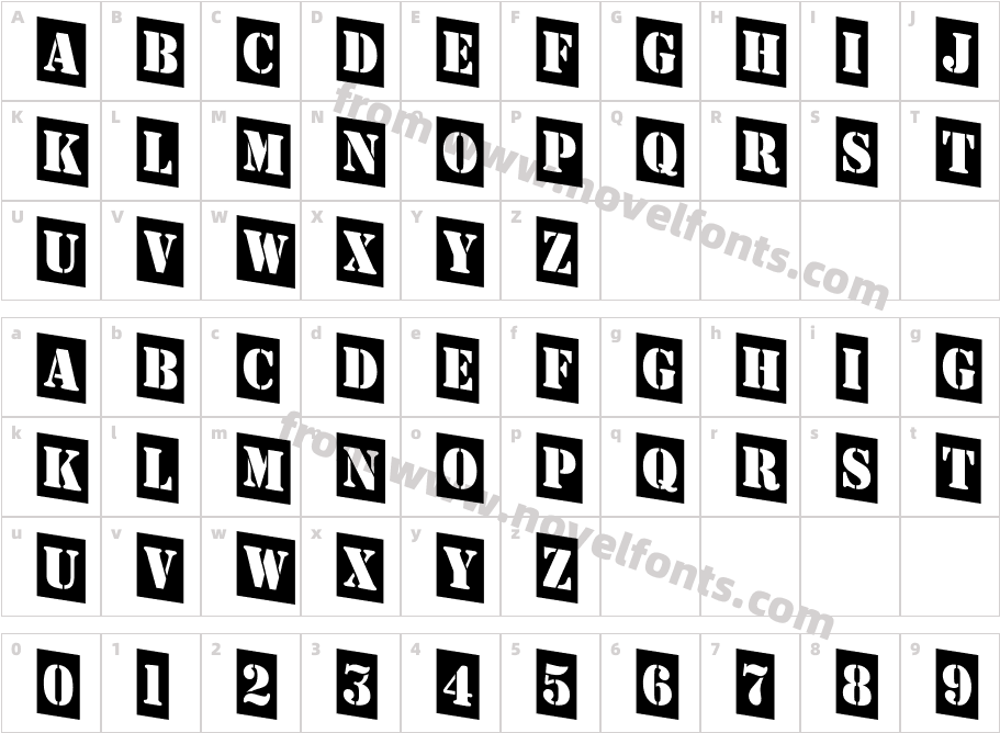 a_ Stamper Cm DnCharacter Map