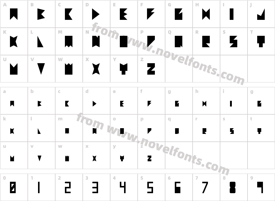 acuteCharacter Map