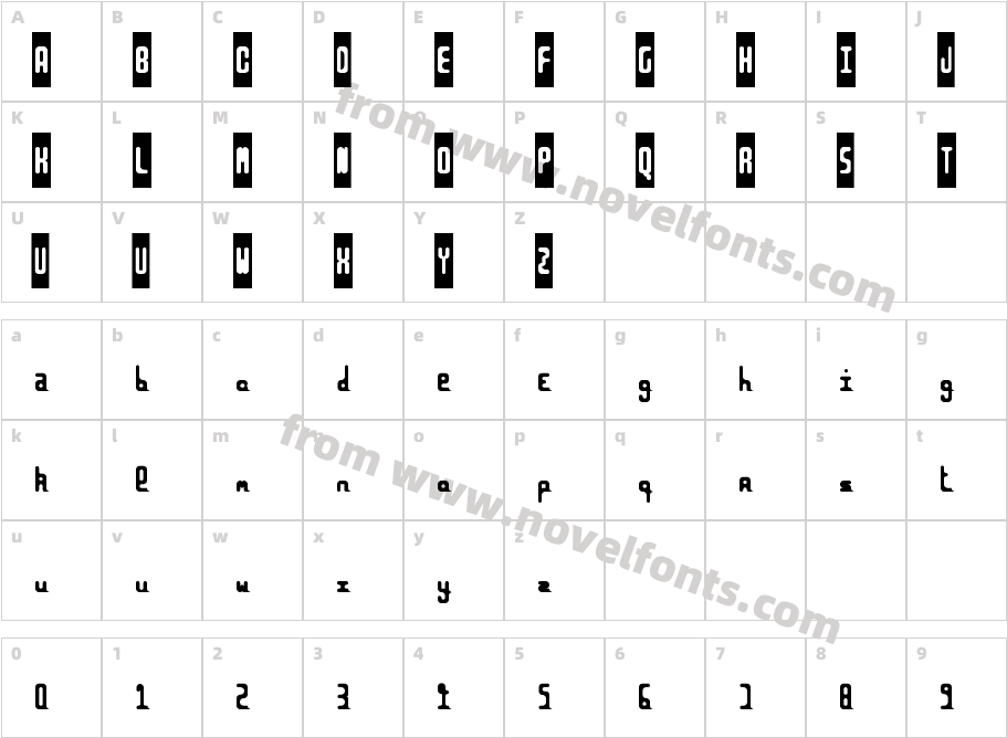 arondie_blancnoire_majCharacter Map