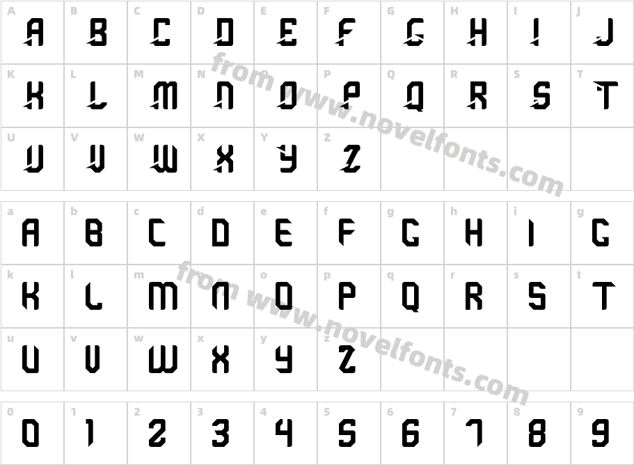 battalion RegularCharacter Map