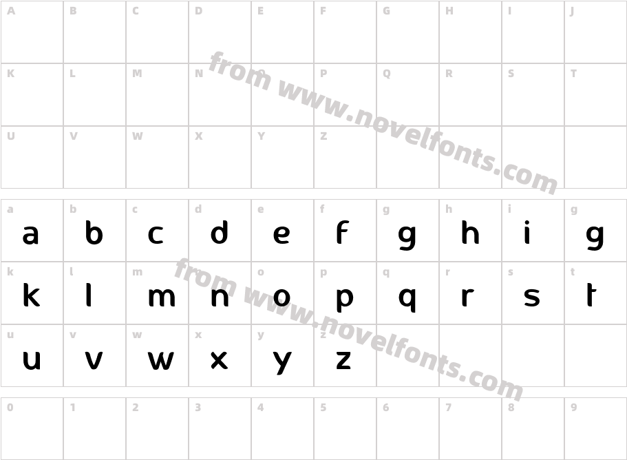 constanceCharacter Map