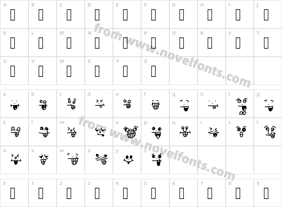 crazy smileCharacter Map