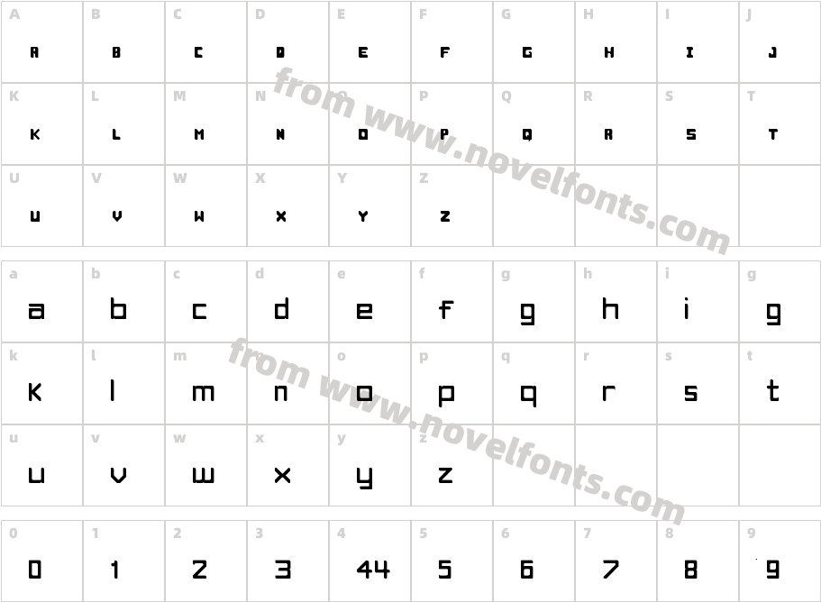 design RegularCharacter Map