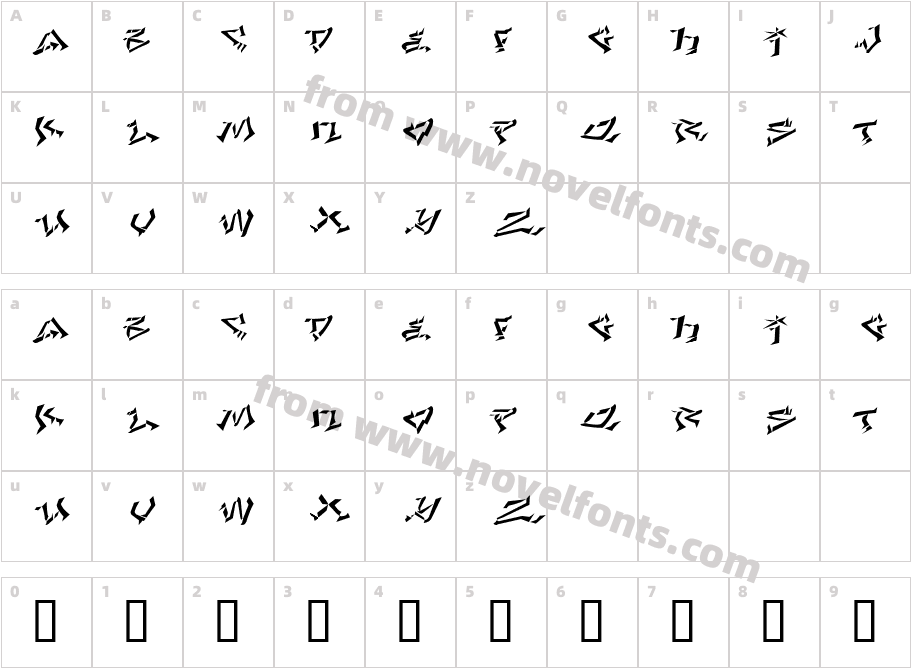 design.graffiti.LHFdefartistCONVEXCharacter Map