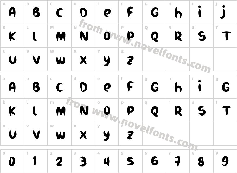 BurukudukCharacter Map