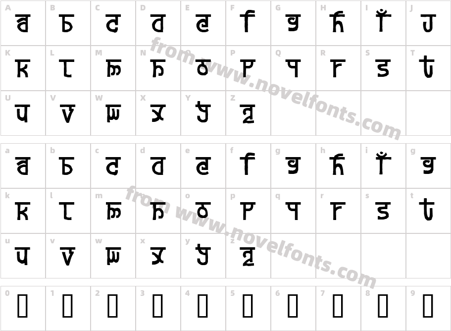 devanagarishCharacter Map