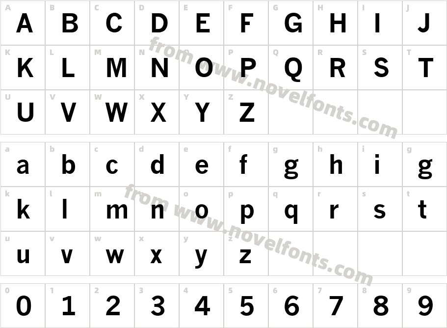 812-CAI978Character Map