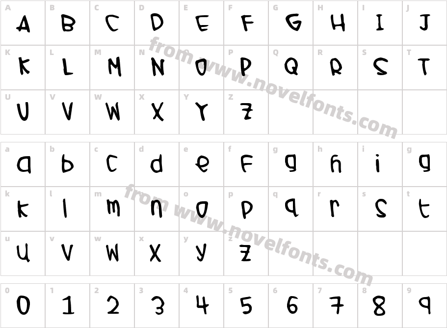 fisrttCharacter Map