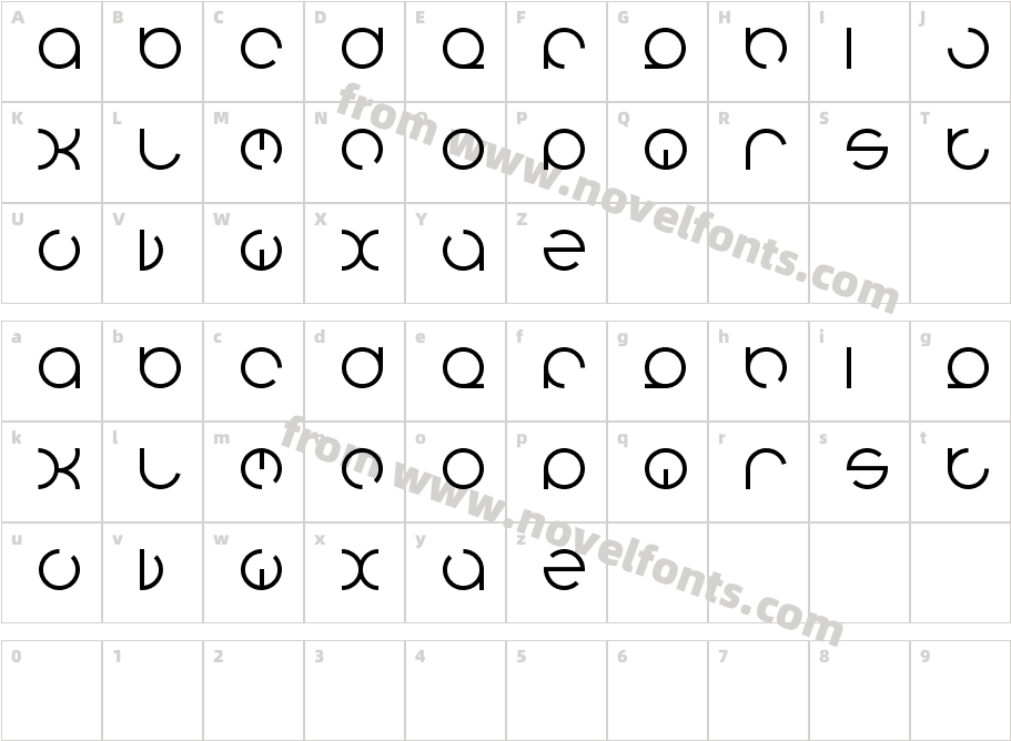 hendersonCharacter Map