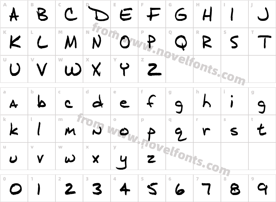 j.d.Character Map