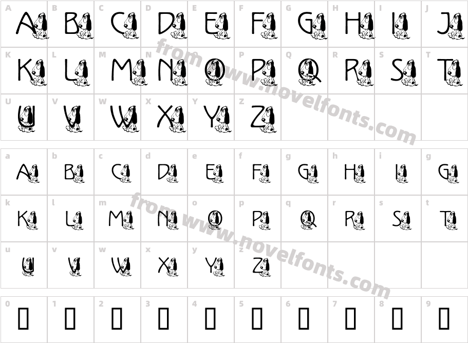 jnkpup1Character Map