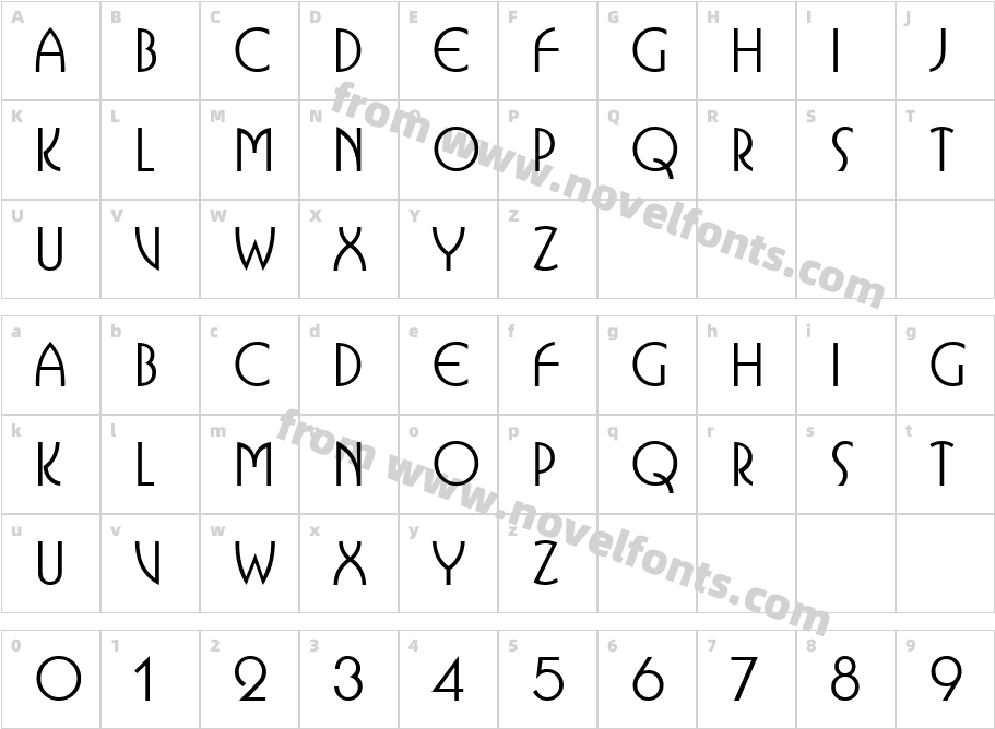 BusoramaITCbyBT-MediumCharacter Map