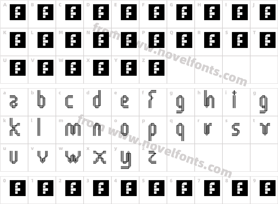 kindergaden RegularCharacter Map