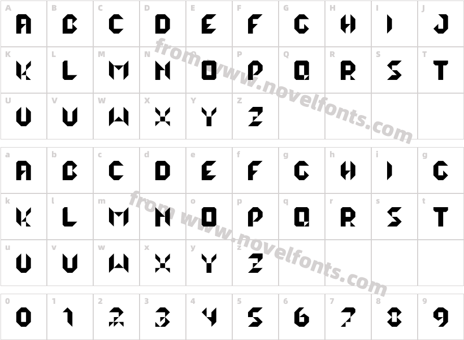 lalek BoldCharacter Map