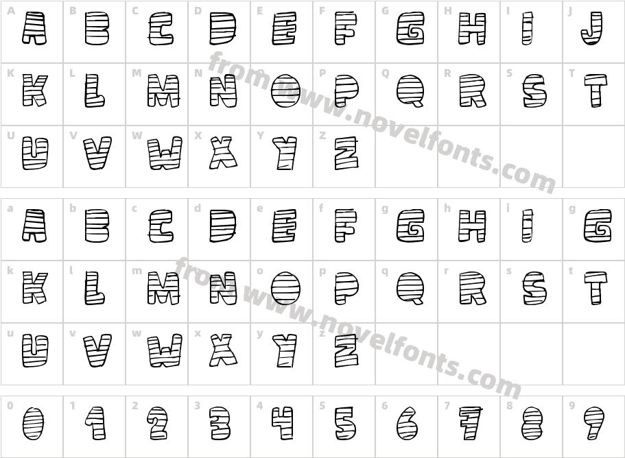 loco tvCharacter Map