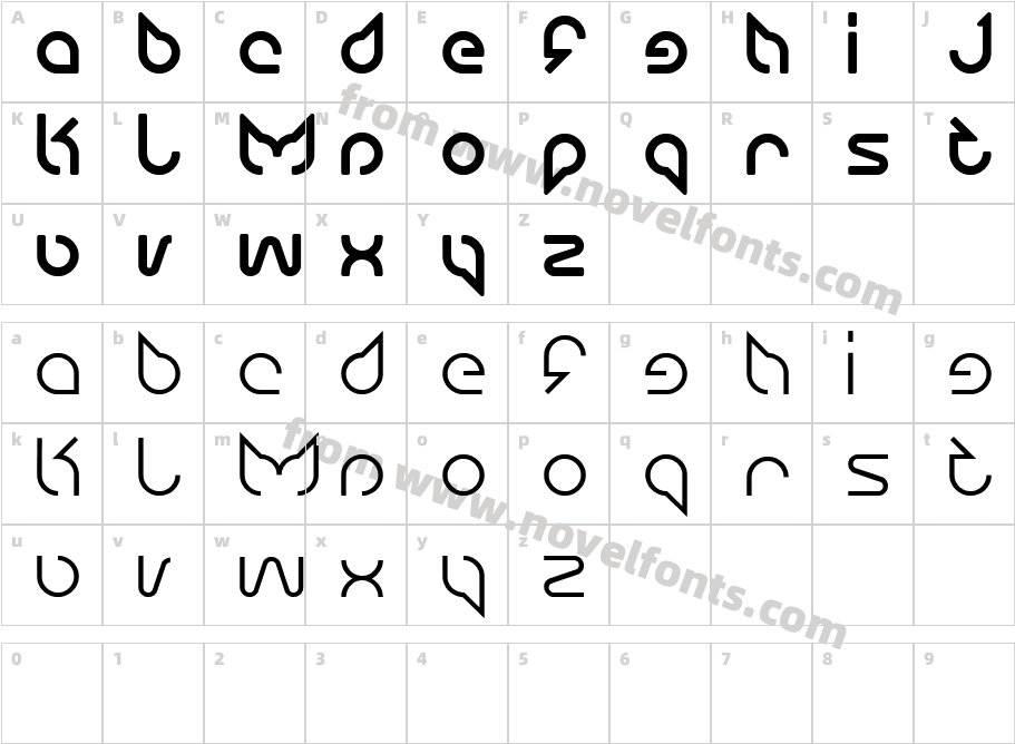 marucielCharacter Map