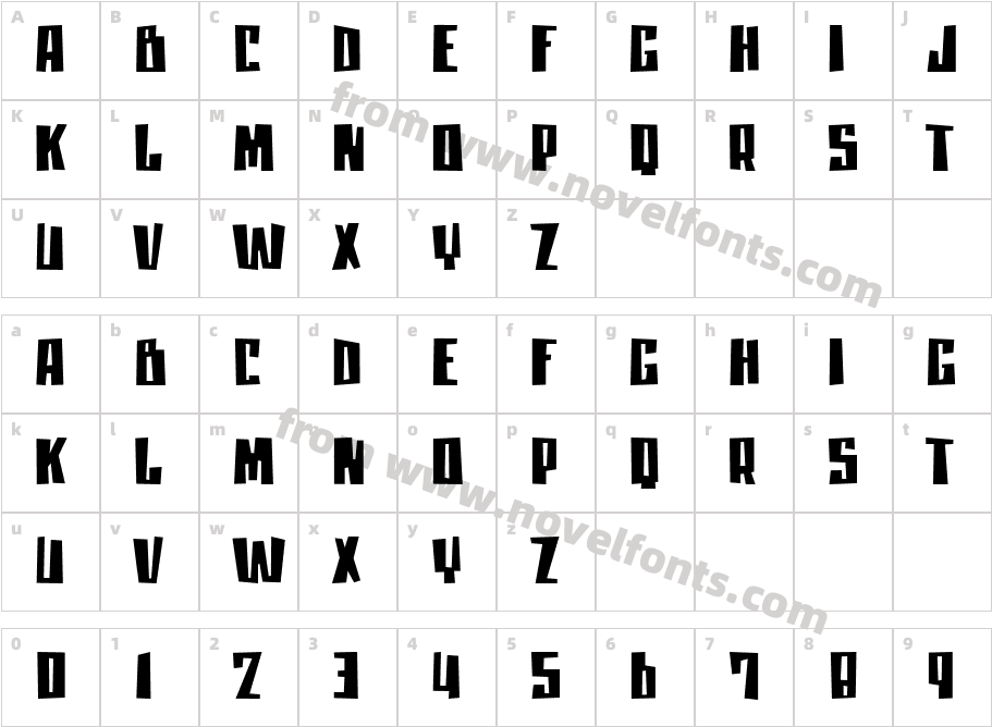 moan LisaCharacter Map