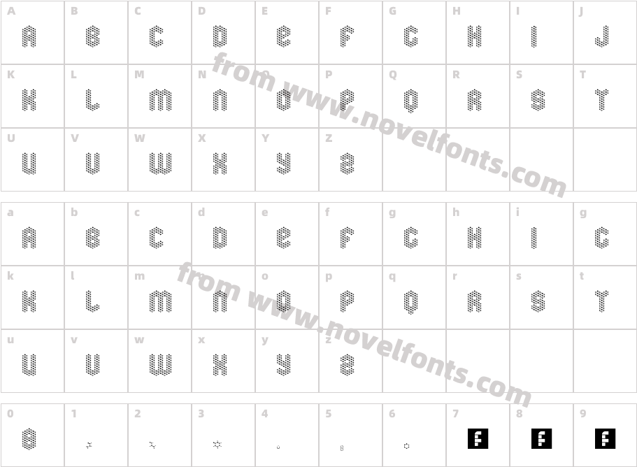 molecular complex 1 RegularCharacter Map