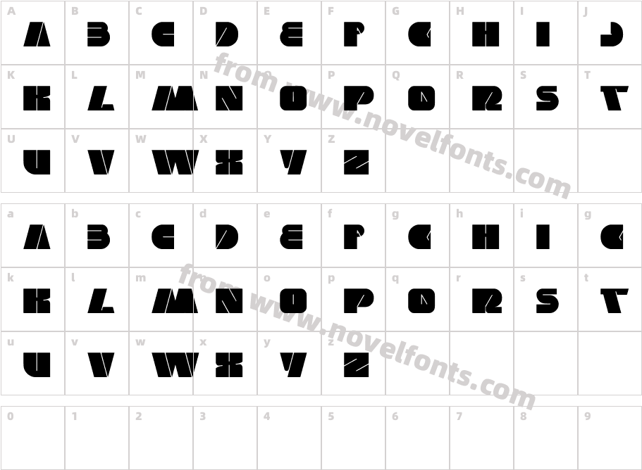 monster rockCharacter Map